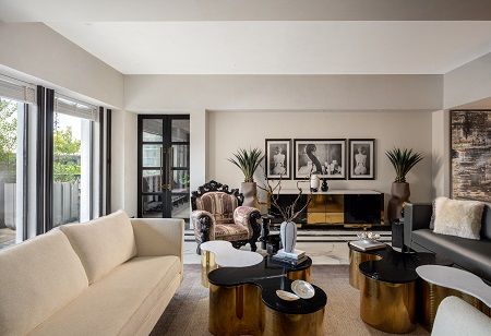 Monochrome Modernity: A Timeless Fusion of Luxury & Warmth Designed by Natelier by Bent Chair